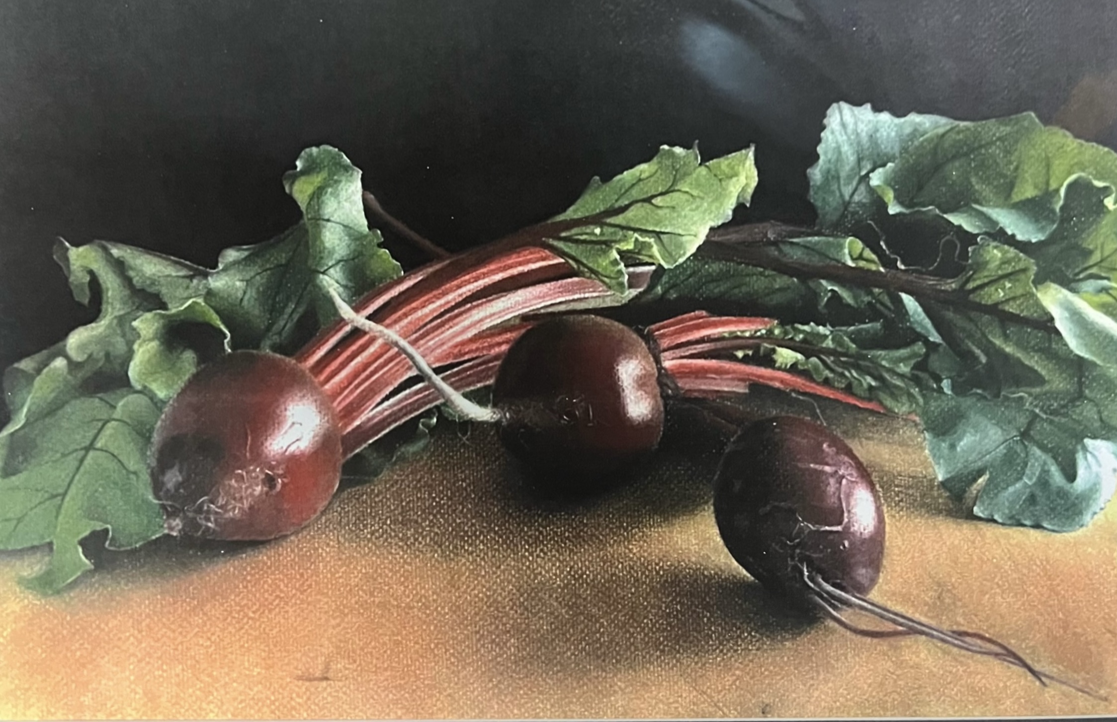 Artwork entitled "Fresh Organic Beets"