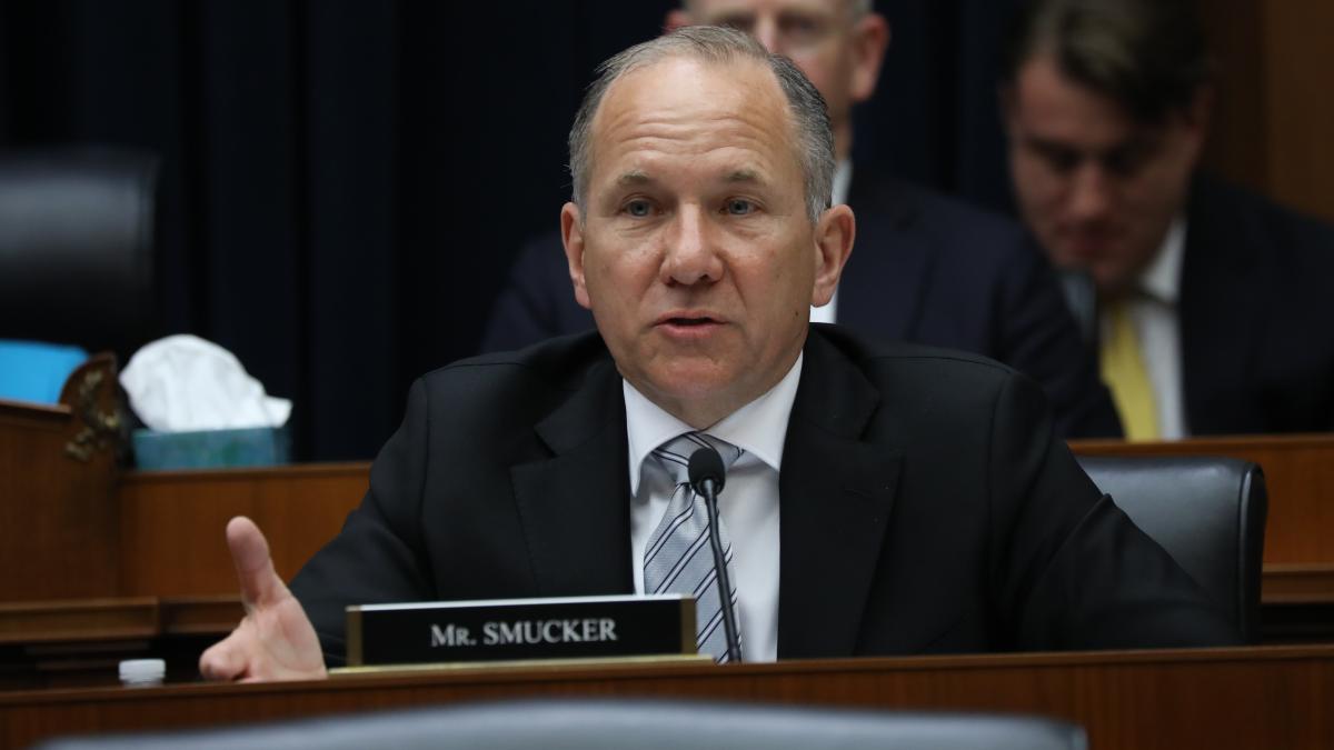 Rep. Smucker speaks at a hearing. 