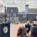 Rep. Smucker speaks at press conference. 