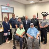 Rep. Smucker pictured with members of the Columbia Community. 