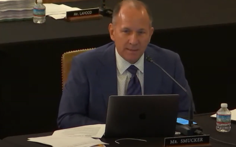 Rep. Smucker during Ways and Means hearing 