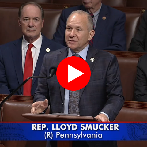 Rep. Smucker Speaks on the floor