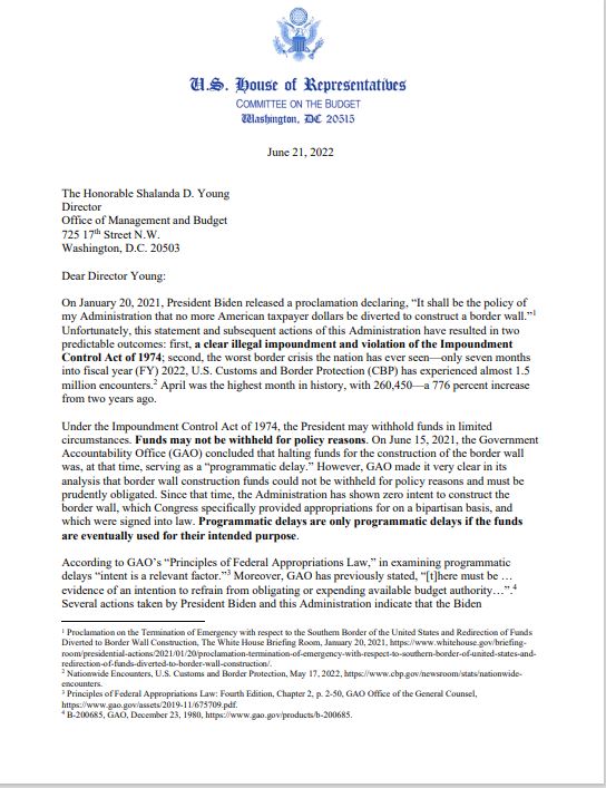 Letter to Director Young 