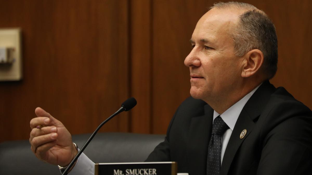 Rep. Smucker speaks during a hearing.