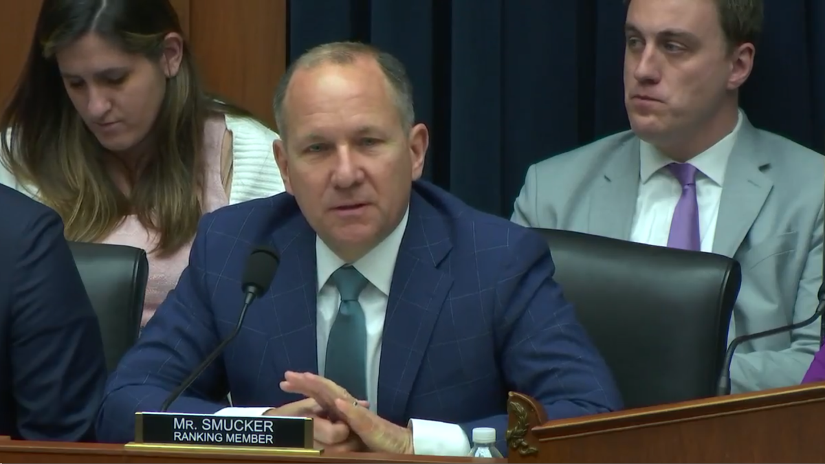 Rep. Smucker at the hearing.