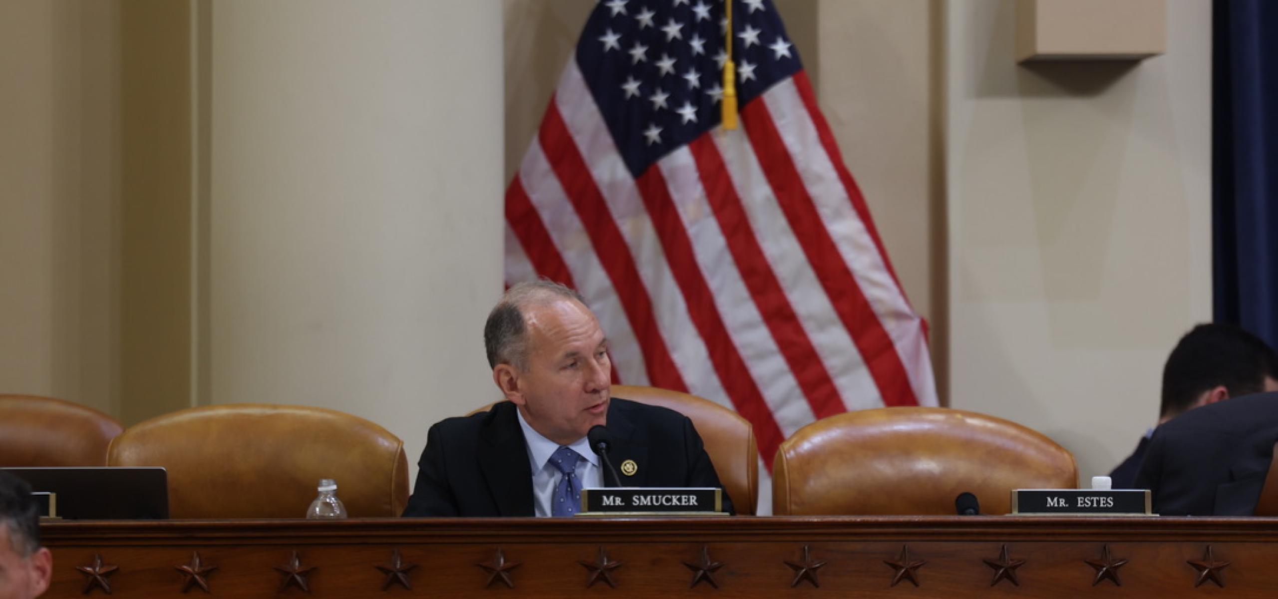 Rep. Smucker during a Ways and Means Committee hearing. 